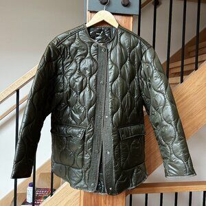 Mango Green Quilted Jacker